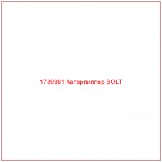 Купить запчасти 1739381 Катерпиллер BOLT онлайн — гарантированное качество. Этот продукт поможет улучшить работу вашей техники, обеспечив её высокую производительность и долговечность.