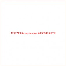 Купить запчасти 1747783 Катерпиллер WEATHERSTR онлайн — гарантированное качество. Этот продукт поможет улучшить работу вашей техники, обеспечив её высокую производительность и долговечность.