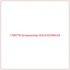 Купить запчасти 1760776 Катерпиллер HOLD-DOWN-AS онлайн — гарантированное качество. Этот продукт поможет улучшить работу вашей техники, обеспечив её высокую производительность и долговечность.